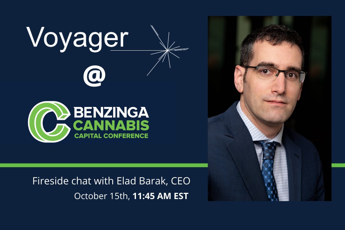 Looking forward to watching the virtual chat with <a href="/Elad_Barak/">Elad Barak</a> and @WarrenBobrow1 at <a href="/Benzinga/">Benzinga</a>'s #CannabisCapitalConference tomorrow! Join at 11:45AM on Track 3.