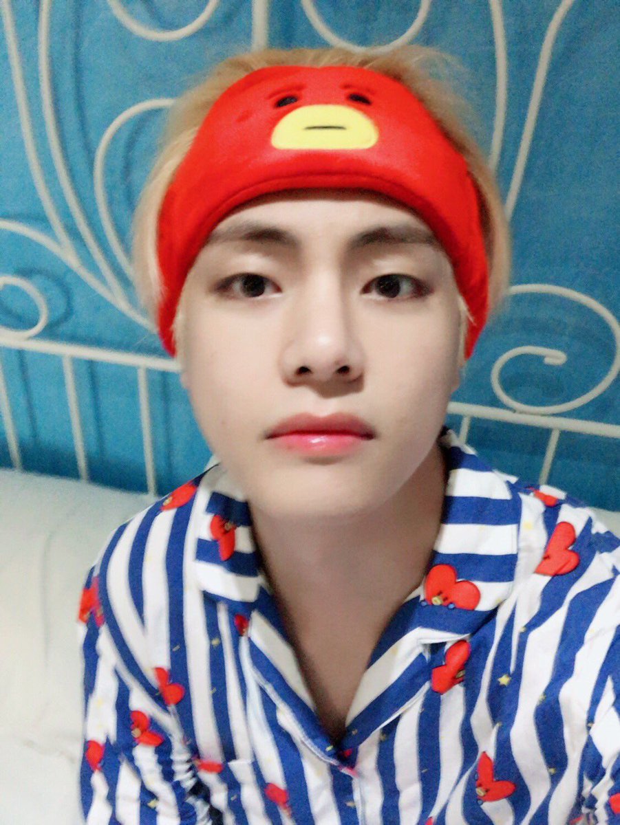 I had to add this hes too cute in his tata headband