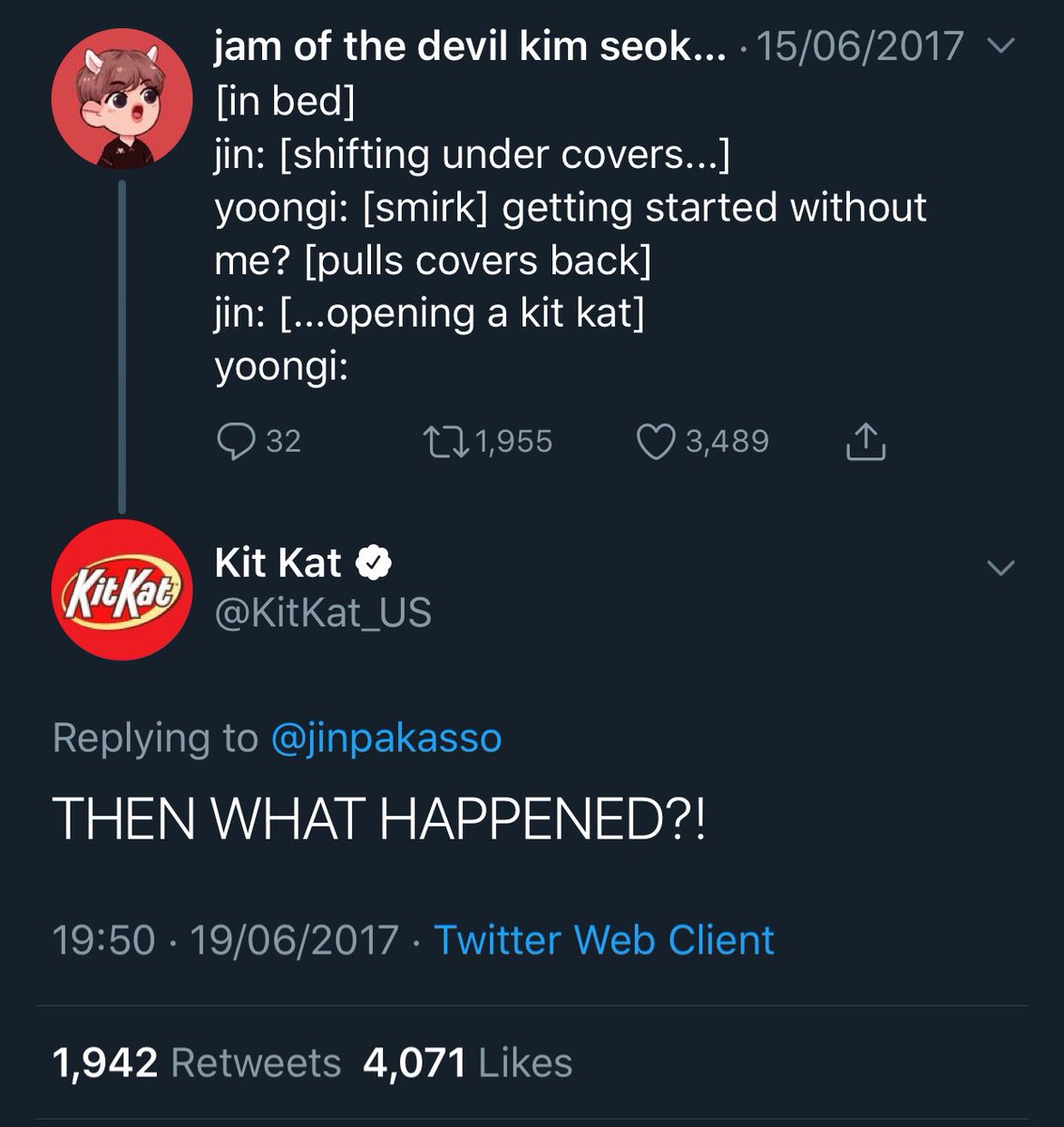 The start of brands being in our business lol