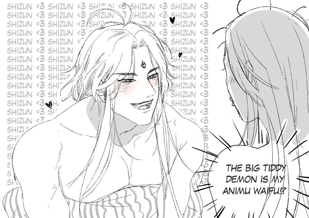 my first time drawing bingqiu is just shitpost doodle 