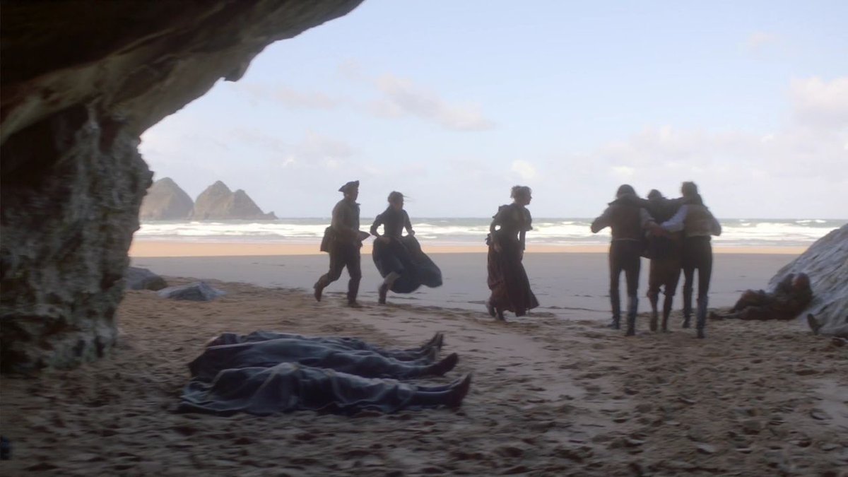 #WarlegganWednesday: A part of Wheal Plenty collapsed and our mine captain guessed it would take 3 weeks to get to the victims - too long for any survivors. In my absence my uncle decided against a rescue. Captn Poldark however had other plans. (Pictures: #Poldark S5 Ep3)