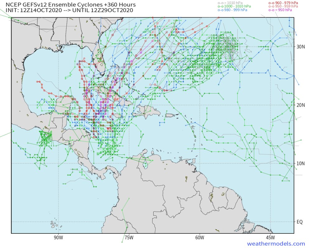 As I was making this thread, I saw the GEFS and ECEF run from 12z and I don't like it... Could have subtropical development as well as the storm in the Caribbean. Funnily enough, the development of the STC storm will have large implications on the track of the Carib Storm. 8/8