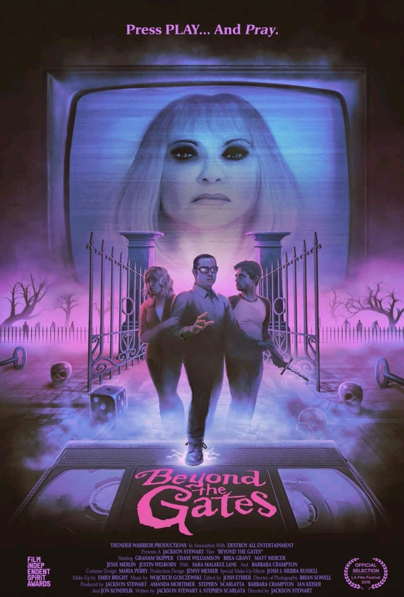 Simon Page (@moneight) on Twitter photo Beyond The Gates
> Fun little horror with a retro feel featuring <a href="/barbaracrampton/">Barbara Crampton</a> as the "smoking hot" Evelyn.*
#31NightsOfHalloween #VHS #31daysofhorror #boardgames #HorrorMovies
* Stay until the end of the credits for a beautiful and slightly unsettling treat Beyond The Gates
> Fun little horror with a retro feel featuring <a href="/barbaracrampton/">Barbara Crampton</a> as the "smoking hot" Evelyn.*
#31NightsOfHalloween #VHS #31daysofhorror #boardgames #HorrorMovies
* Stay until the end of the credits for a beautiful and slightly unsettling treat