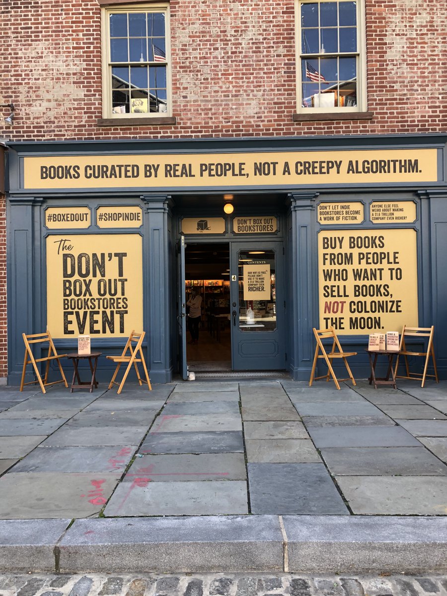 Dear New York, Please come back to our stores. Sales remain down over 50% and we need you to keep this bookselling gig going. We have so many wonderful books and booksellers, all we need is you. #BoxedOut #ShopIndie