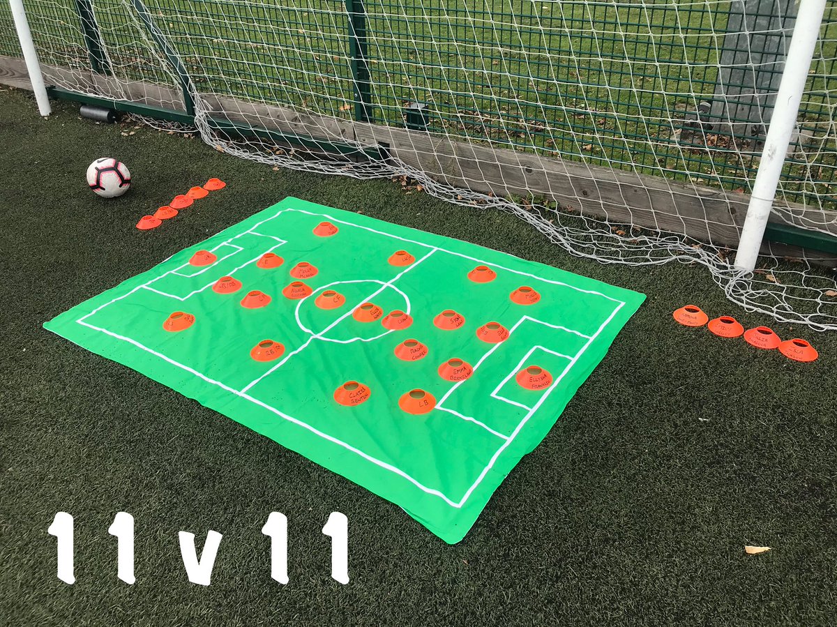 Matt_Jones7's tweet photo. This new addition to the coaching VISUAL tool box made its debut today, enhancing the ‘Cone Subbuteo’...
➡️ Starting Line-Ups
➡️ Yellow vs Blues
➡️ Principles of Play
#TrainingGame #TeamWorc ⚽️💙👊🏻 https://t.co/pSGXNRCLQ3
