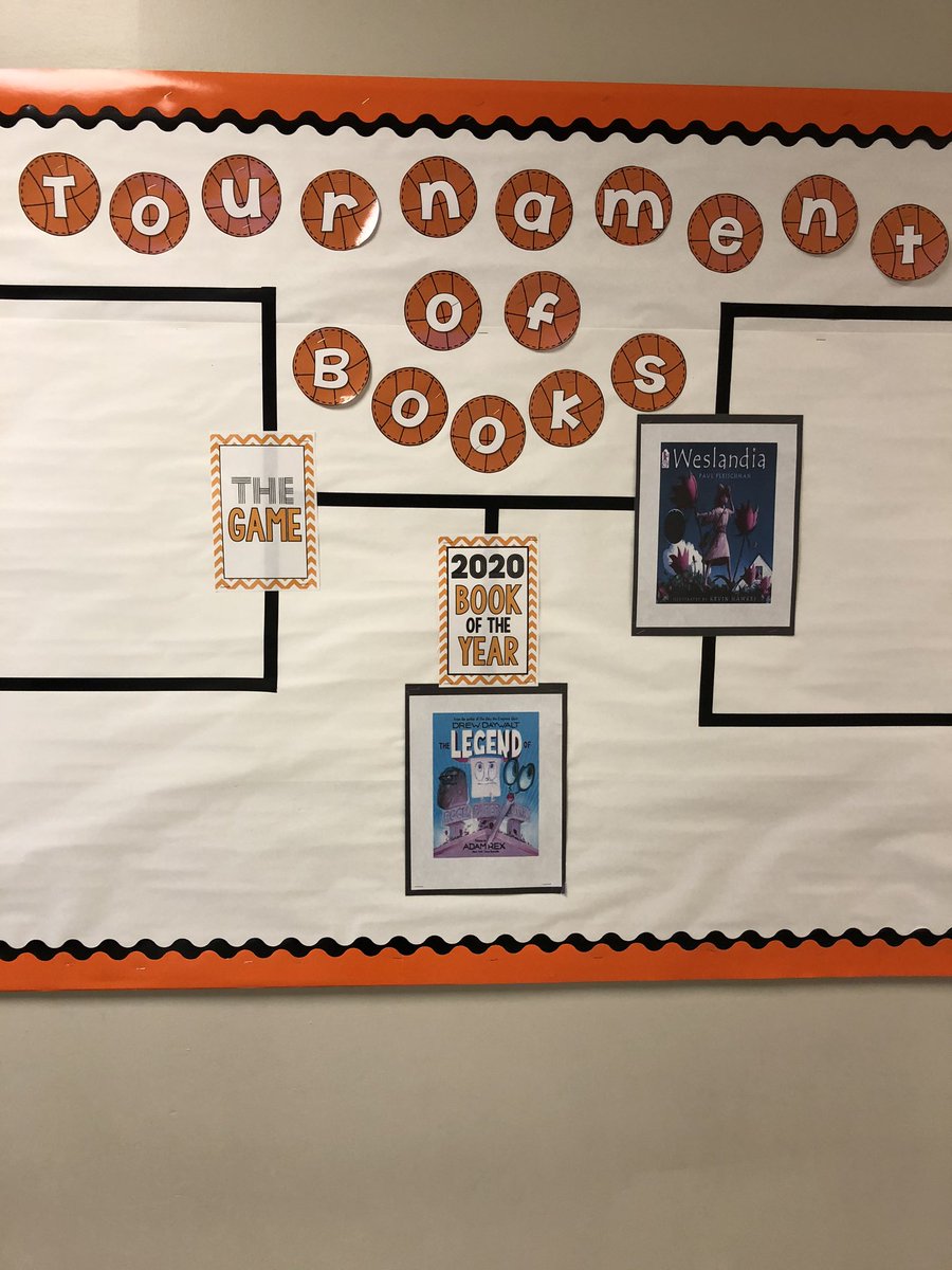 We finally wrapped up our Ebenezer Tournamenet of Books competition. Ebenezer’s 2020 Book of the Year is The Legend of Rock, Paper, Scissors by Drew Daywalt!  Thank you to everyone for reading all the books and voting! 📚  🏀