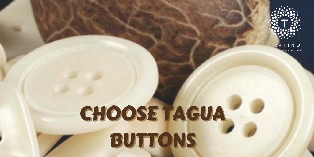 TrafinoOfficial's tweet photo. Did you know that as an alternative to synthetic and polluting buttons such as those made of polyester (plastic) there are 100% natural and sustainable tagua buttons that are produced in harmony with nature?
Learn more on our website: https://t.co/3cSv2YrBoq
#Taguabuttons https://t.co/P86P36JJmF