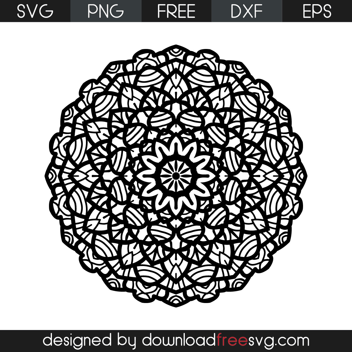 Download Mandala Hummingbird Svg For Silhouette - Layered SVG Cut File