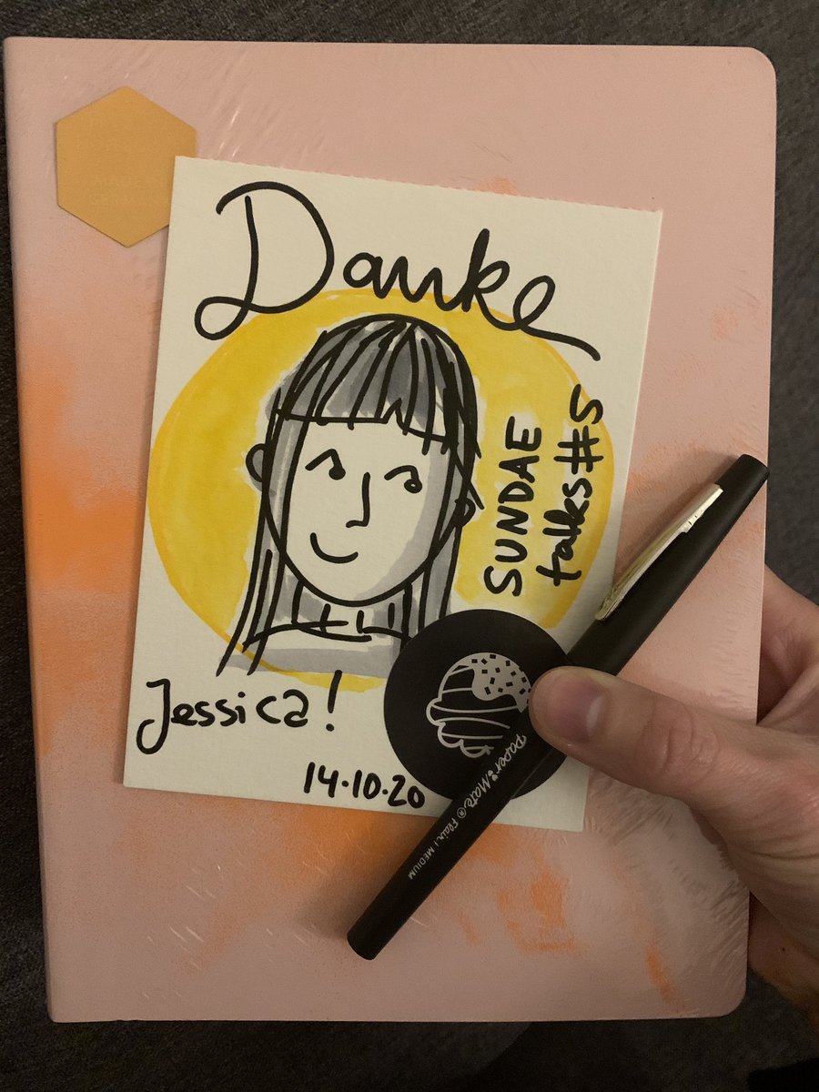 WusiWuu's tweet photo. Thank you, #sundaetalks, for this wonderful prepared & insightful day. It really was a pleasure to listen to the talks and especially to Caro! Big thank you also for this nice gift! ๐ https://t.co/SWtFpGekey
