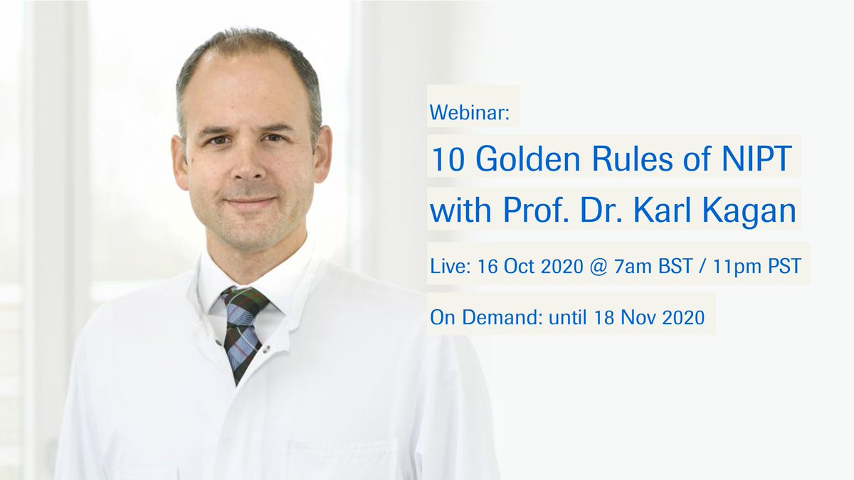 Roche Sequencing (@rochesequencing) on Twitter photo What are the “10 Golden Rules of #NIPT?” We’re glad you asked! Prof Dr. Karl Kagan from <a href="/uktuebingen/">Uniklinikum Tübingen</a> will talk about it in our webinar at #ISUOG2020. Learn more here: bit.ly/3d8R7iS What are the “10 Golden Rules of #NIPT?” We’re glad you asked! Prof Dr. Karl Kagan from <a href="/uktuebingen/">Uniklinikum Tübingen</a> will talk about it in our webinar at #ISUOG2020. Learn more here: bit.ly/3d8R7iS