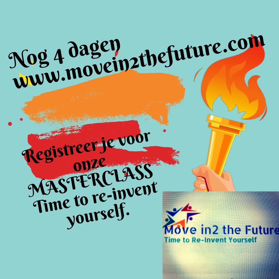 Maandag 19/10 starten we met onze online MASTERCLASS. In drie dagdelen gaan deelnemers ONTDEKKEN, DROMEN en DOEN.  Geef je op via onze website.