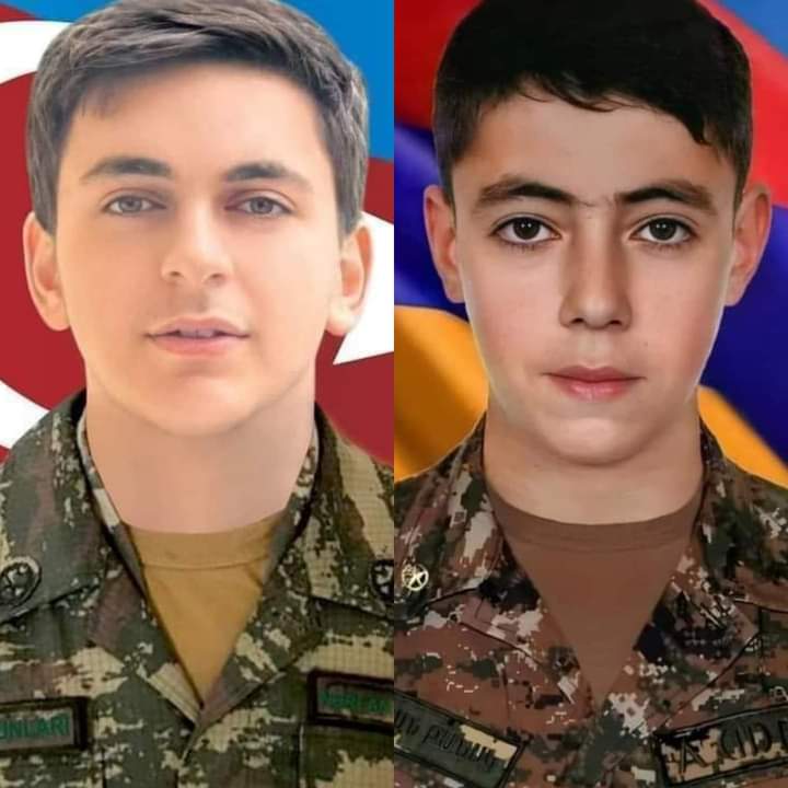 This photo collage was trend in Azerbaijani social media this week. Similar age of two fallen soldiers from both sides, their child-like looks gave rise to heated discussions about realities of war. I didn't follow those discussions, but saw it as a reminder to not to dehumanize.