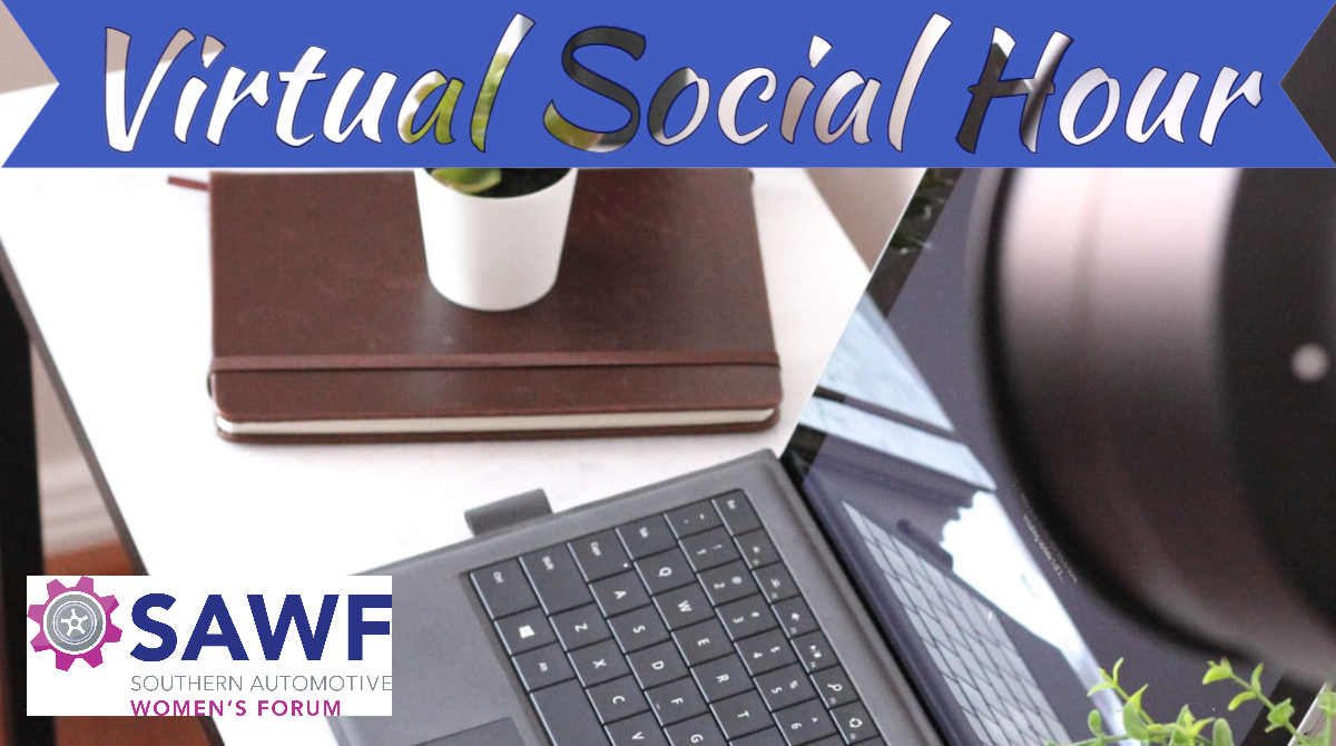 Looking forward to connecting with other women in automotive tomorrow at our monthly virtual social hour. Join us Oct. 15, 6 pm Central. Zoom link sent once registered. southernautomotivewomen.org
