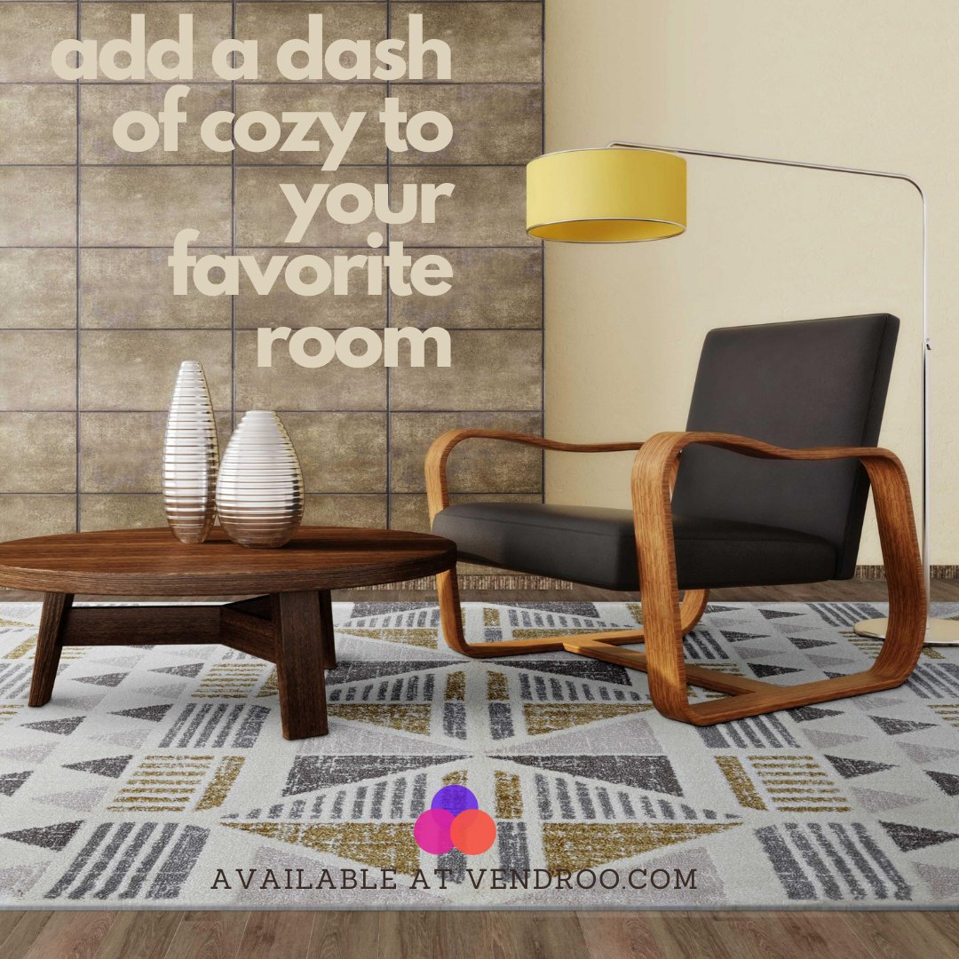 ShopVendroo's tweet photo. Area rugs are a great way to add some warmth and color to your favorite room this season. Choose from hundreds of different sizes and designs at https://t.co/8l9nvtrfHF. Enjoy free US shipping on all area rugs and earn Vendroo™ Reward points when you shop. #ShopVendroo #DoTheRoo https://t.co/vkqnzOJud1