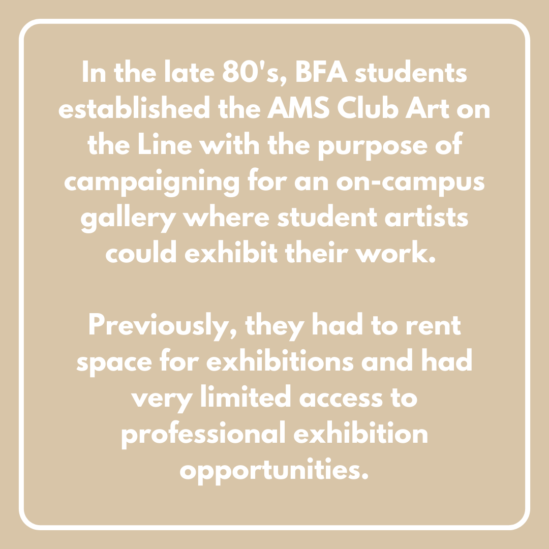 TheUnionGallery's tweet photo. STUDENTS: Vote YES to Union Gallery's continued funding in the #AMSreferendum Oct 21-22!

We are your student gallery! Vote to keep our *optional* fee on the AMS Student Activity Fee Slate.

#YourStudentGallery #SupportUnionGallery #DidYouKnowUG #QueensUG #YGKgallery #YGKarts https://t.co/1SrejDHTpR