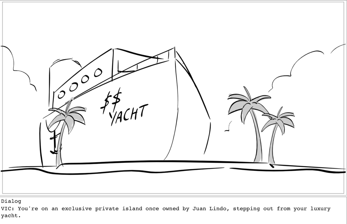 Our painters killing it as usual, making the boats GOOD!
The exclusive yacht references the original Fyre fest trailer 