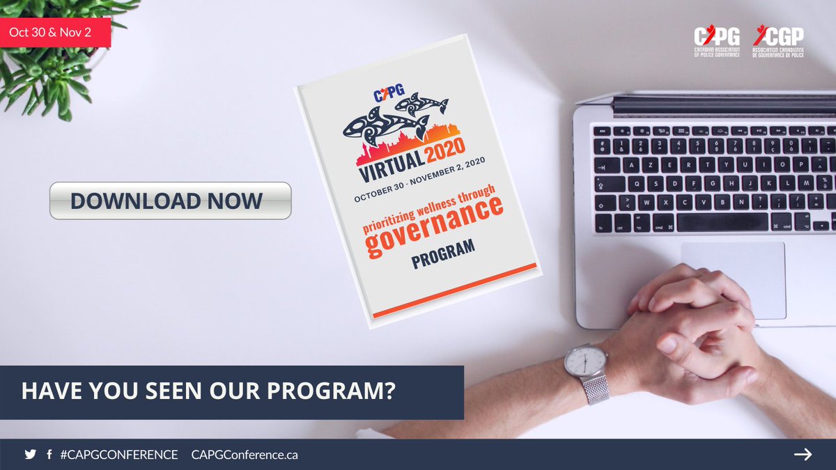 CAPG_ACGP's tweet photo. Our #CAPGConference2020 is only 16 days away. Have you downloaded our full program yet? Featuring @BillBlair @StamatakisCPA @estevens0845 @JoeSmarro @Chief_BLarkin @Mickiruth and many more. Get your copy now: https://t.co/l8KIv4Byxj #police #lawenforcement #policegovernance https://t.co/8Xju73S3iq