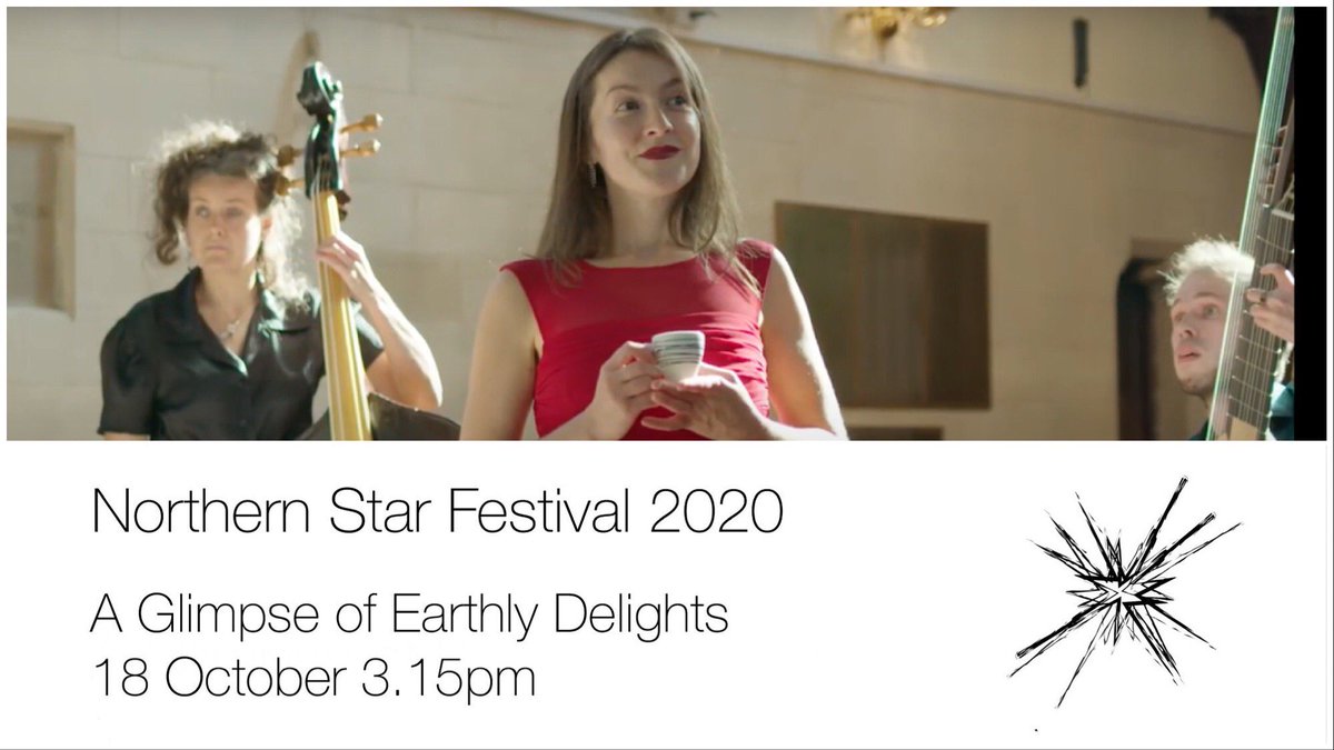 NorthernStarFes's tweet photo. Don’t miss the wonderful Northern Star Festival online 18 October 2020!✨Join us to a great feast of music, poetry, candlelight and all good things in life!✨

✨A Glimpse of Earthly Delights✨
Sunday 18 October, 3.15pm BST YouTube premiere ➡️ https://t.co/zTGm2dGB8q https://t.co/46Slj79q9p