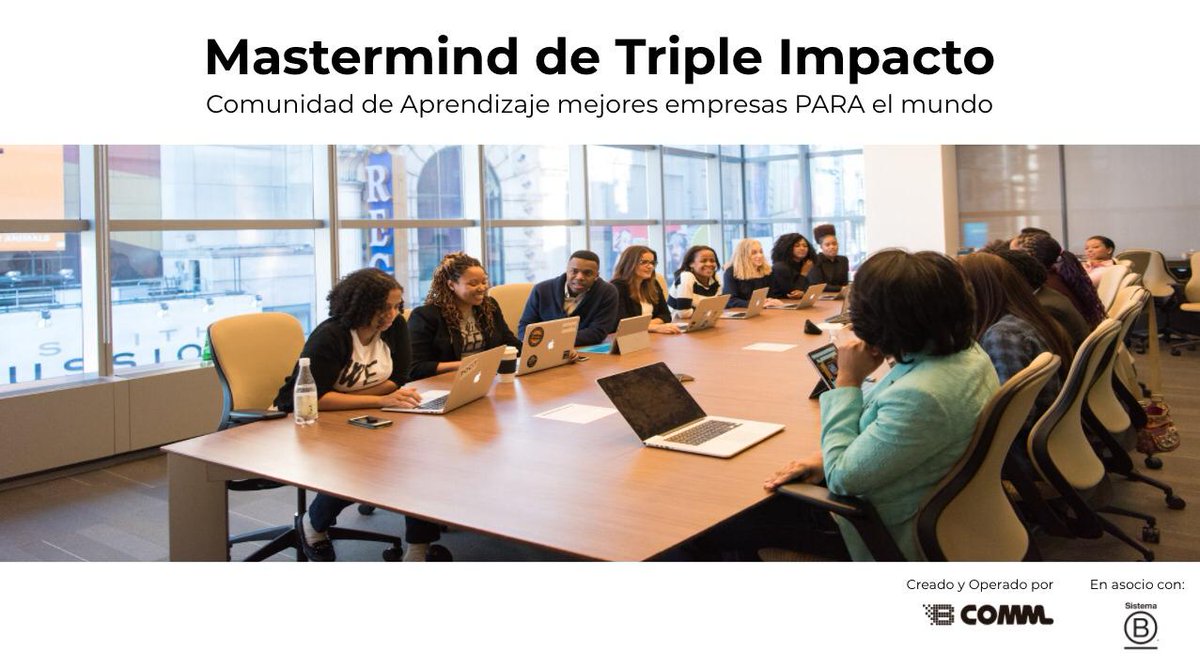 Jueves 15 Octubre, 7pm, descubre cómo hacer parte de una comunidad de aprendizaje conformada por empresarios con propósito, COMO TÚ, teniendo acceso a sesiones estratégicas con los mejores mentores. Conoce más e inscríbete acá: mastermind3impacto.co
