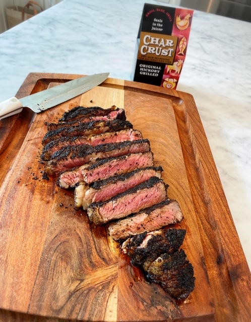 This classy companion to your favorite steak is the original used at Al Farber’s legendary steakhouse. Add Char Crust to your ribeye and follow these steps to make a perfect weeknight dinner:

1. Coat Ribeye Completely
2. Dab with oil 
3. Grill on stove top grill for 6 minutes