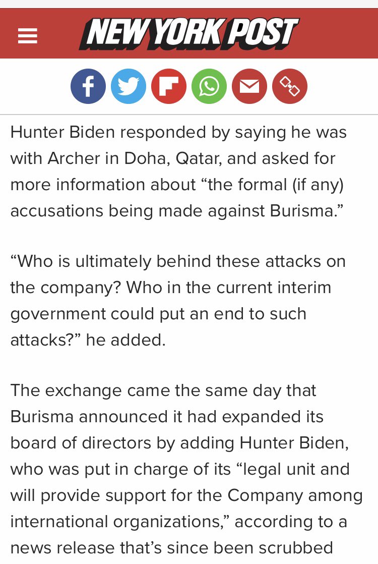 Do read this thread to the smoking gun  #HunterBiden story. [4]