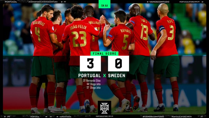 Portugal 3-0 Sweden