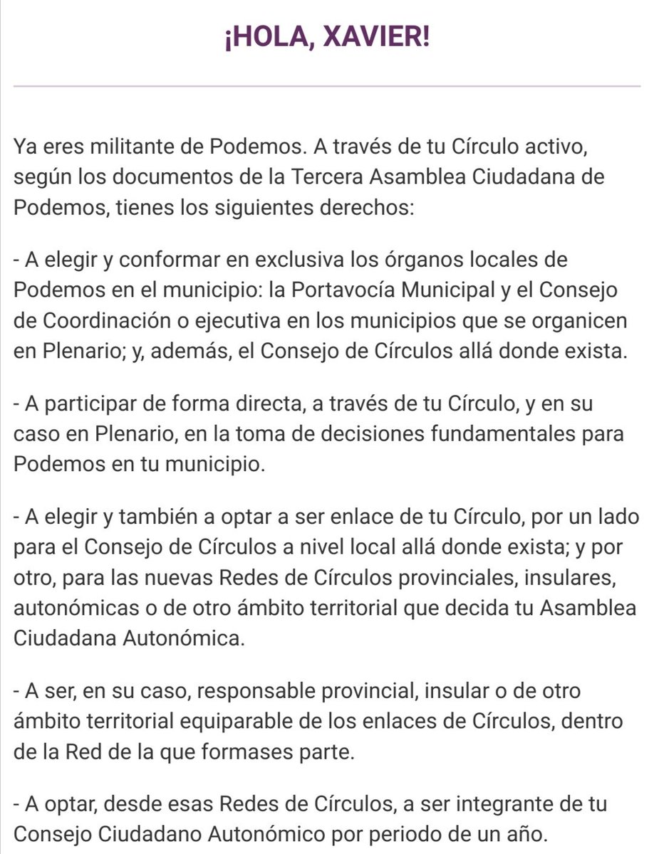 xavierdalacant's tweet photo. Ya soy oficialmente militante del círculo @CLucentum. Recuerda que tienes hasta mañana a las 23:59 para poder realizar tu inscripción!

#mueveficha
#elfuturodependedeti
#porquePodemos https://t.co/efjlMIC7tu