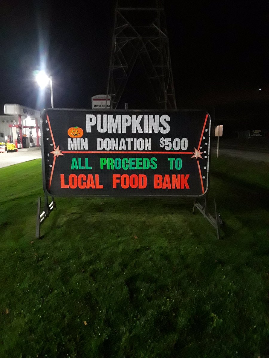 BarnimChrisUPI's tweet photo. Excited to announce we’ll be donating the pumpkin sales at the gas bars to each of their local food banks! @UPIEnergy https://t.co/VYgVTDW0gp
