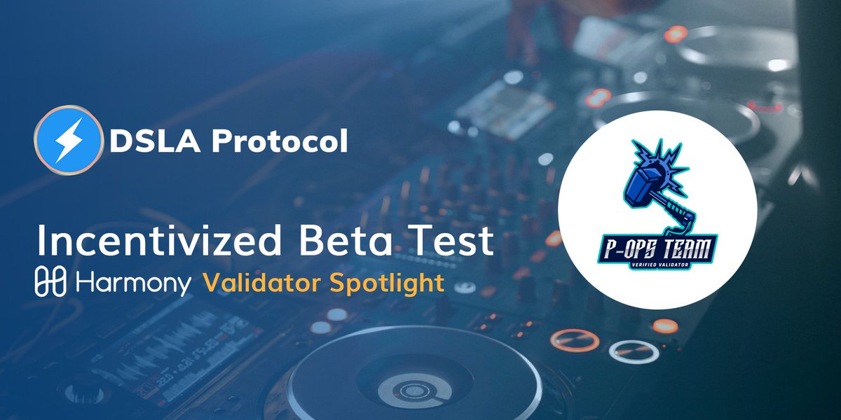 POpsTeam1's tweet photo. P-OPS Validator joins DSLA Beta

P-OPS Team are participating in the DSLA Beta testnet. You can too: 

✍ Fill in the form 

☝️ Stake your ONE tokens with P-OPS

✌️ Be an Active Delegator during the DSLA beta

https://t.co/z1PrB1QJtD https://t.co/7LRVYd63zB