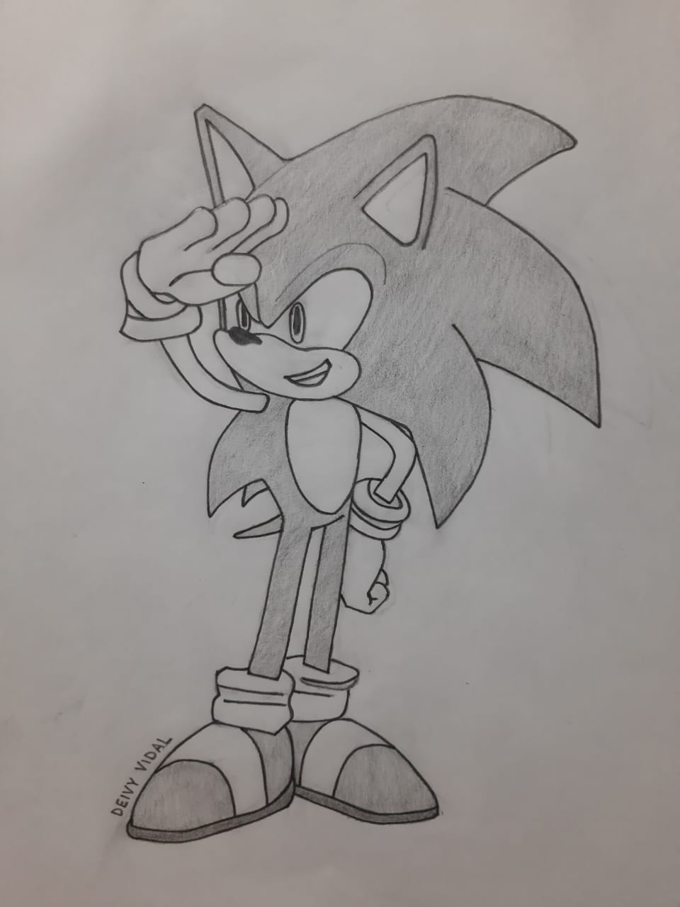 COMO DESENHAR O SONIC 