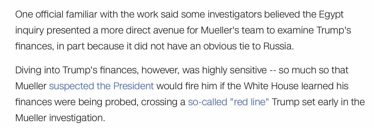 MUELLER'S ENTIRE PROBE HAD TO BE CAREFULBECAUSE THEY WORRIED TRUMP WOULD SHUT THEM DOWN. 