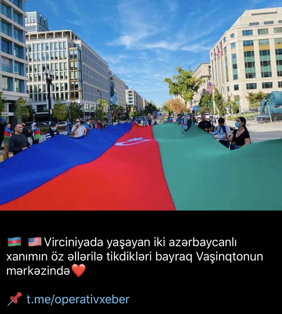 Hemvetenlerimiz! Azerbaycan xalqı güc birlikdedir ❤️ #azerbaijan #prayforazerbaijan #usa #KarabakhisAzerbajian #StopArmeninanTerrorism