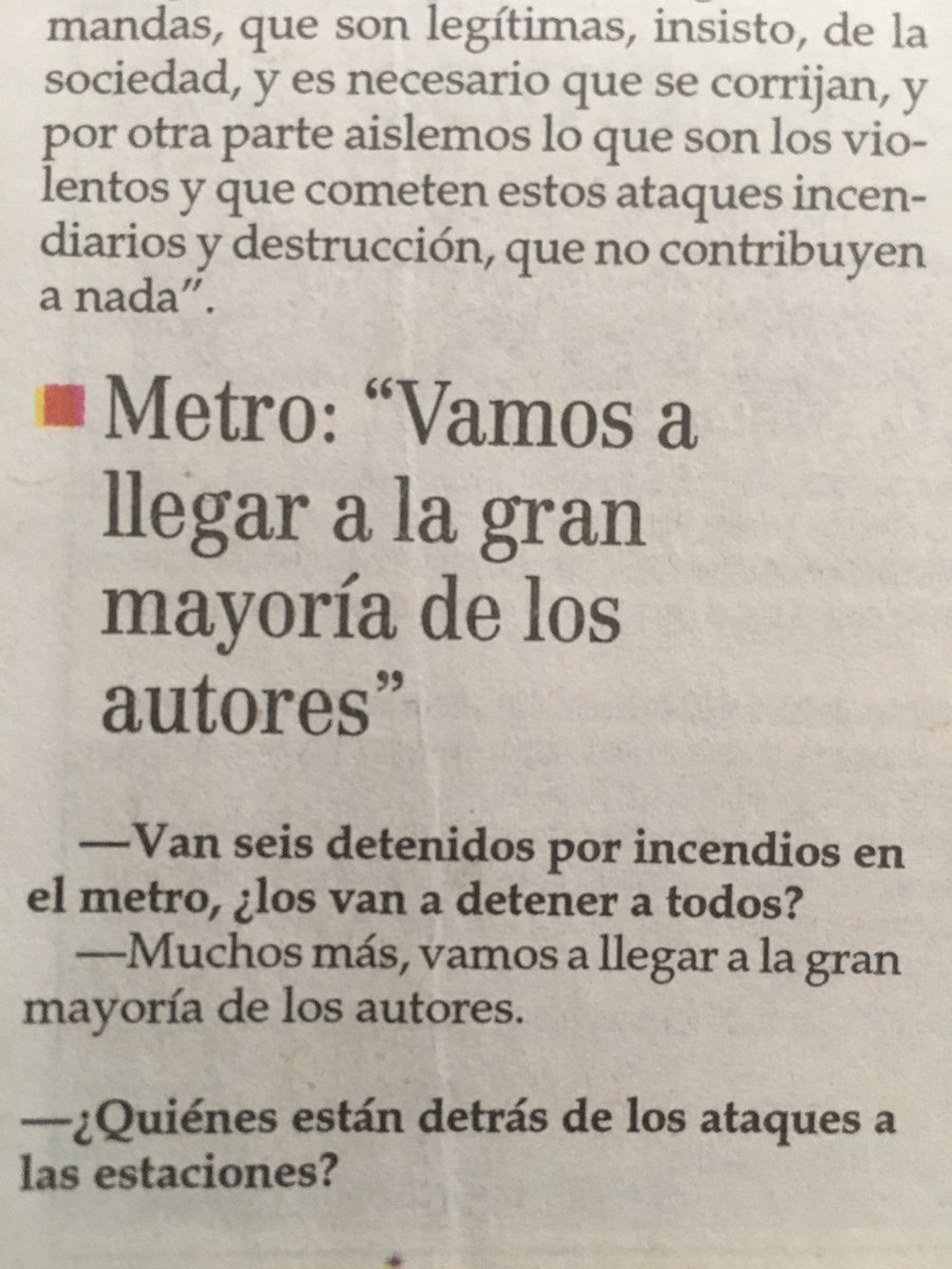 cgajardop's tweet photo. En Diciembre de 2019 el Ministro de Defensa y el Director de la PDI aseguraban que los atentados al Metro se aclararían. 
En octubre del 2020 Fiscal Guerra dice que no y que toda la información era sólo humo.
Lamentable que hechos tan graves queden impunes. https://t.co/uPk62zDXH3