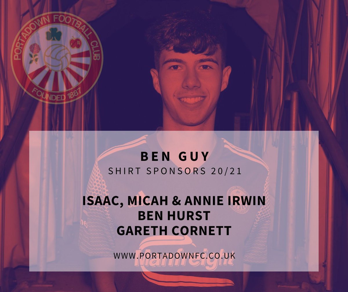 A big THANK YOU to Ben Guy’s shirt sponsors for the season ahead 
❤️🤍💜