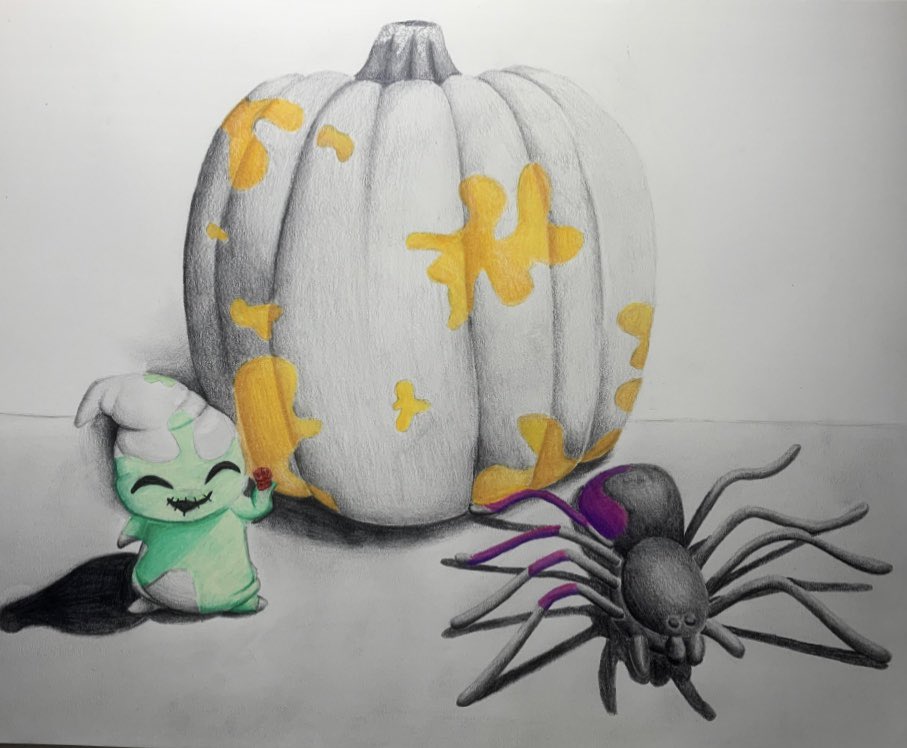 Halloween Still Life                  Created By: Katie Tagai                     #wearelamphere