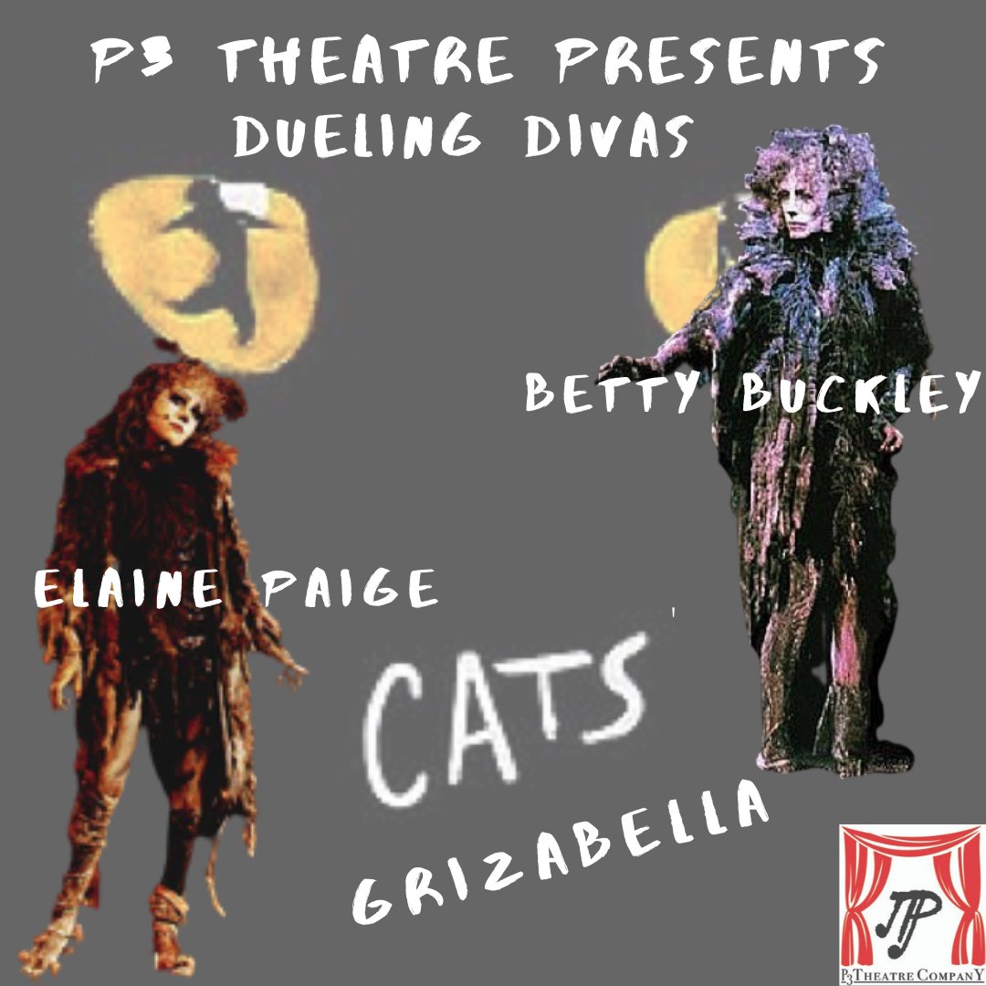 p3theatreco's tweet photo. P3Theatre Presents: Dueling Divas
#p3theatrecompany #theatre #divas #duelingdivas #truth #life #dashchatwithjon #p3educates #cats #andrewlloydwebber #jellicles #grizabella #memory #elainepaige #bettybuckley #broadway #westend #musicaltheatre
https://t.co/JtA43mvS6T https://t.co/exjouR3MSt