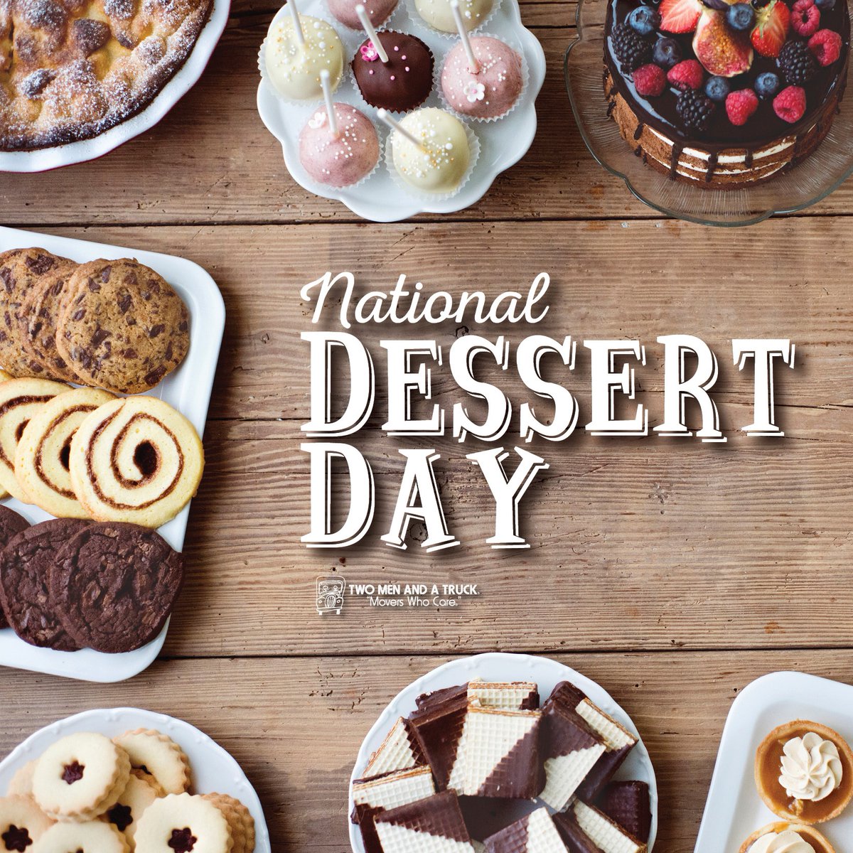 TwoMenOKC's tweet image. What better excuse to indulge in your favorite treats? #treatyourself #nationaldessertday #moverswhocare