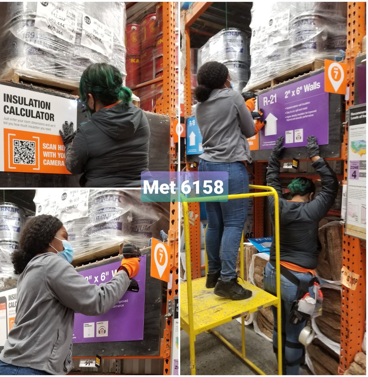 Say Less!! 😎
Shout out to my MET associates Tamari and Laura taking on a project in Lumber. They grabbed the nails, drill, gloves and said let's do this🧤🛠🪜🦺
Sometimes we all need a moment to embrace our girl power.🦸🏽‍♀️🦸🏽‍♀️
Thank you Ladies you did an awesome job 💪🏽👍🏽
<a href="/HDGerard1/">HDGerard</a>