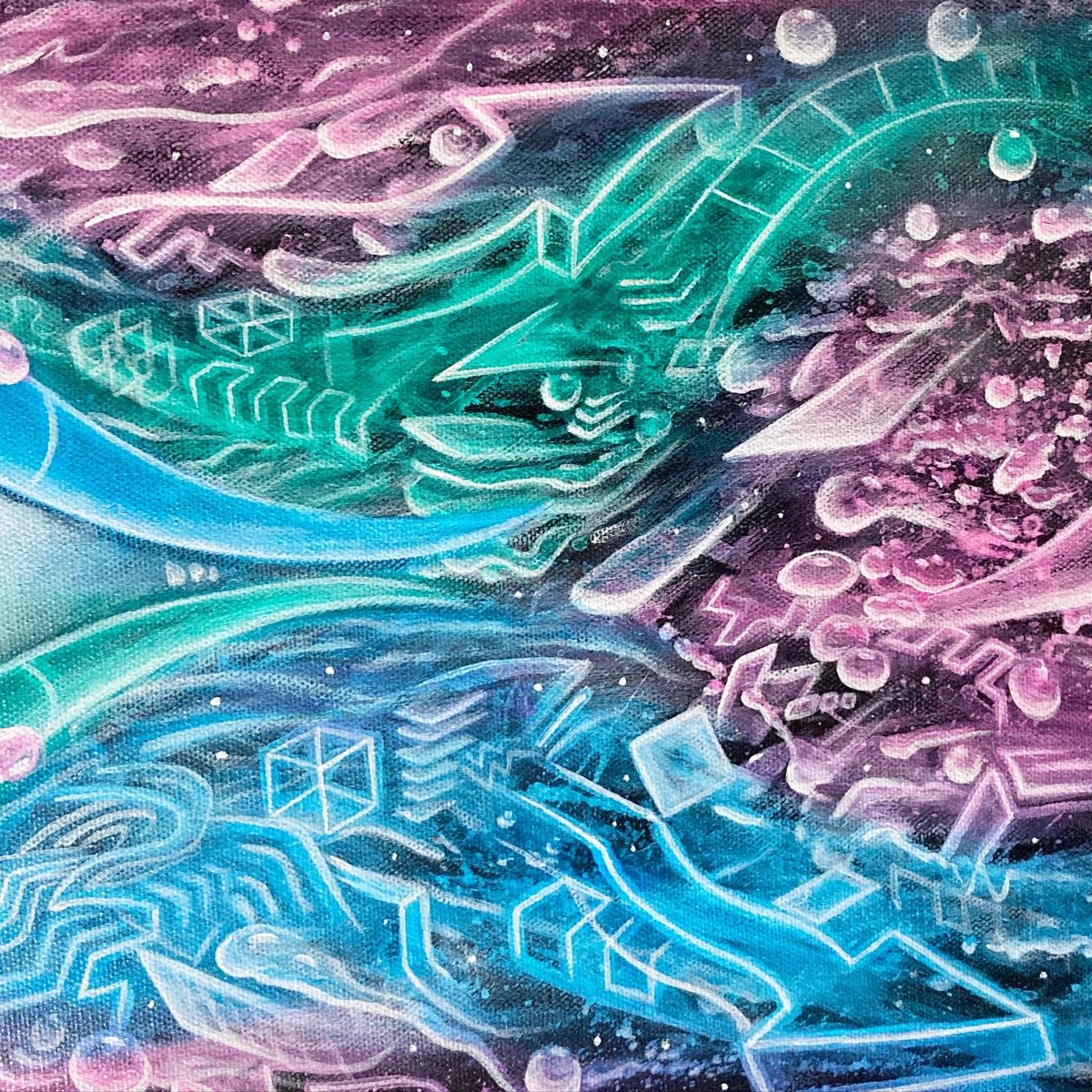 Super excited to share my new painting “your choice” hope you enjoy my crazy mind  . Live in Love