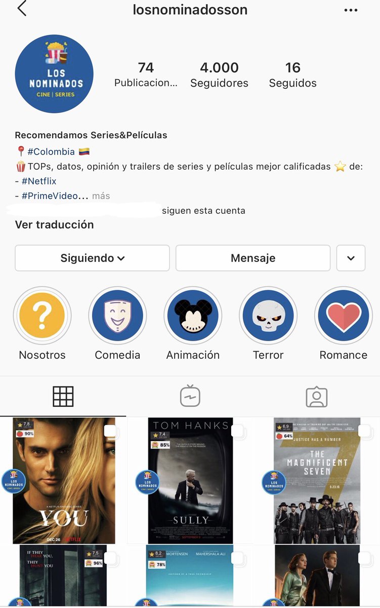 LNominados's tweet photo. @SofiSunflowerV6 https://t.co/f1GhyCbfRK  somos una pagina de instagram que recomienda con datos y trailers las series y películas mejor calificadas de Netflix, Amazon Prime Video, HBO... https://t.co/D463hpooSJ