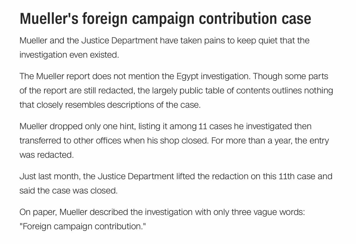 BOTTOM LINE: It looks like the 45th President of the United States may have been bribed by a foreign power in the last few weeks of the 2016 campaign - and then, that bribe was potentially covered up.ONLY ONE WAY TO FIND OUT.</THREAD>