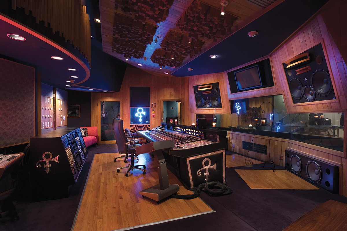 What made Prince's API/De Medio console (now housed in Studio B at  @PaisleyPark) so special, was that it's based on the one used at Sunset Sound for Controversy, 1999, PR, etc. That console was maintained by Frank De Medio, which is why Prince hired De Medio to build one for him.