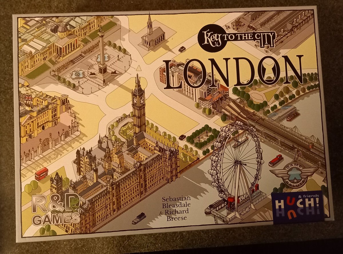 BDPHILOU's tweet photo. #TheKeyToTheCity #London #J2s #huch! @Atalia_Jeux Découverte des règles avant d'y jouer demain "pour de vrai". Un joli matériel et des règles qui semblent très fluides. En tout cas, ça respire l'amour de Londres! Impatient d'y jouer.🤩 https://t.co/05ekwvRBPG
