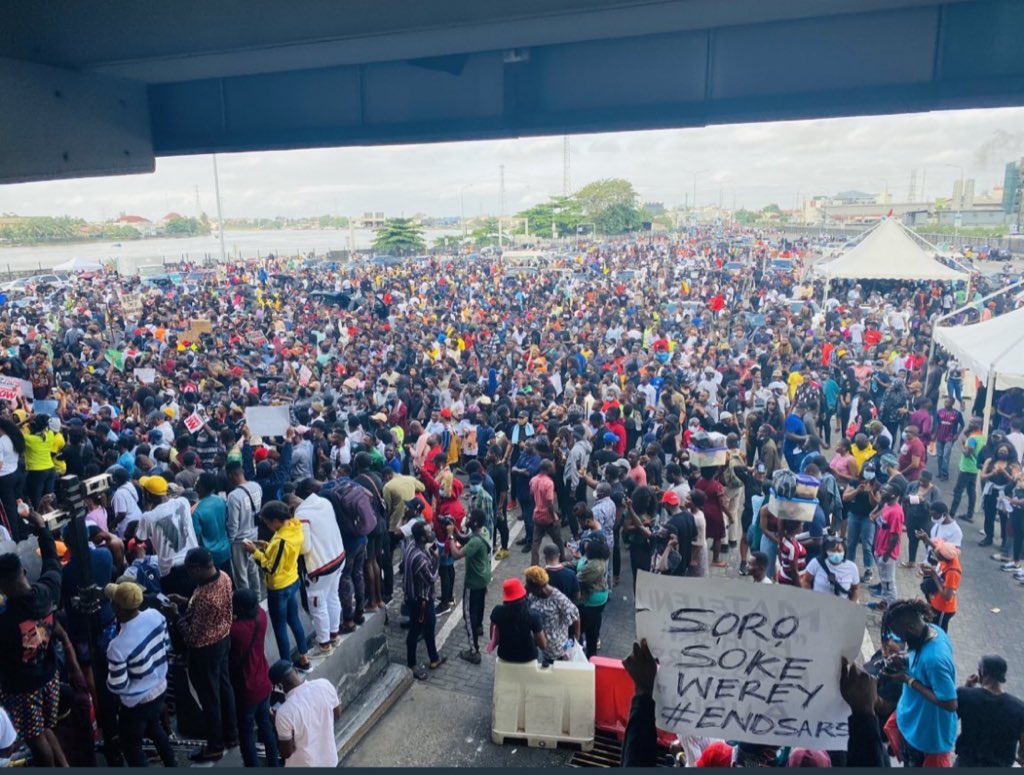 iamvjadams's tweet photo. Oma pay eh Ko Soro Soke #EndSWAT #EndPoliceBrutality https://t.co/6rcXL47Oce