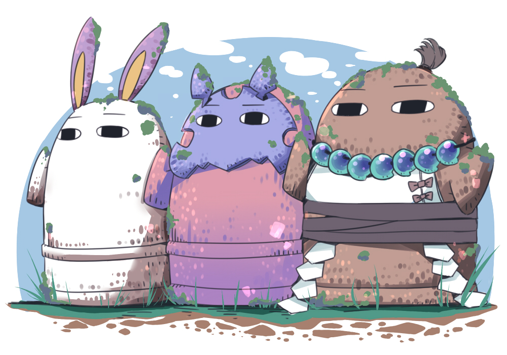 メジェド ,ニトクリス(Fate) ,ニトクリス(水着) 「メジェ埴輪
#FGO 」|いぐあな編集長【skeb募集中！】のイラスト
