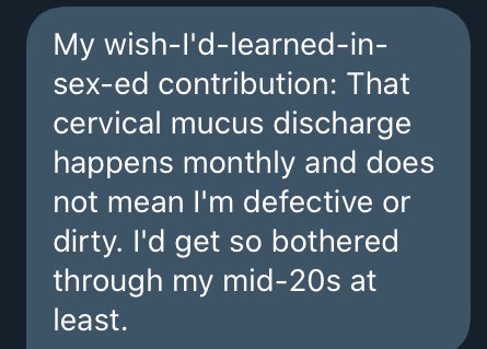 Also, as I learned from  @vagina_museum, it can bleach your underwear! I was 27 when I learned that’s what’s happening. It’s normal!