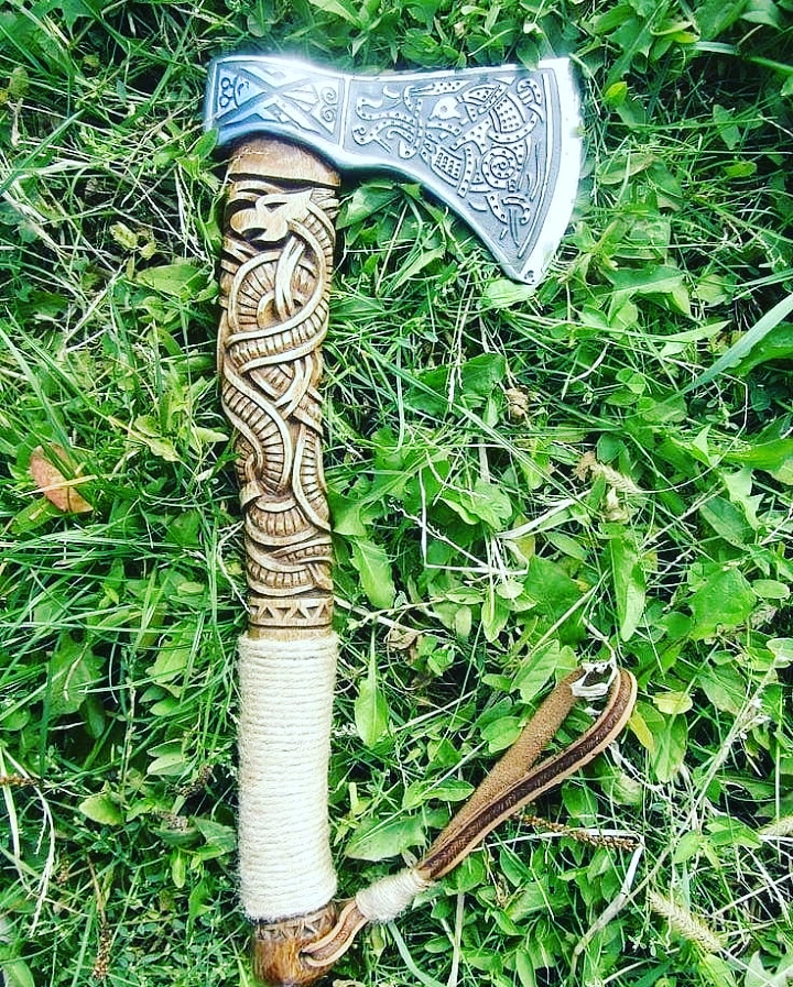 safi_techs's tweet photo. Vikings Axe
#axemaking #axes #axethrowing #axe #vikinggirls #vikingo #vikingaxe #vikingpride #ourdoors #outdoorslife #outdoorgear #outdoorsman #camping #campinglife #woodsman #woodworking #woodworker #woodcarving #woodart #preppers #preppy #preppertalk #preplife #safitechs https://t.co/kuJWfLkjgp