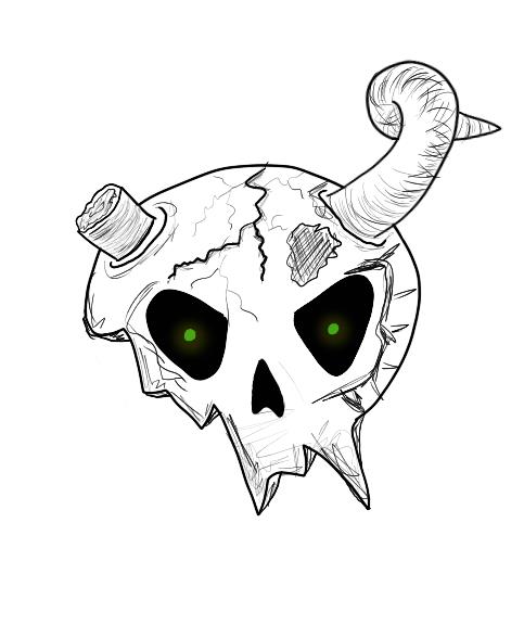 Day 13: Horn;i've always wanted to draw the lich and now here we are :D it is incredibly rough bc i only had a little bit of time but i kinda like it still