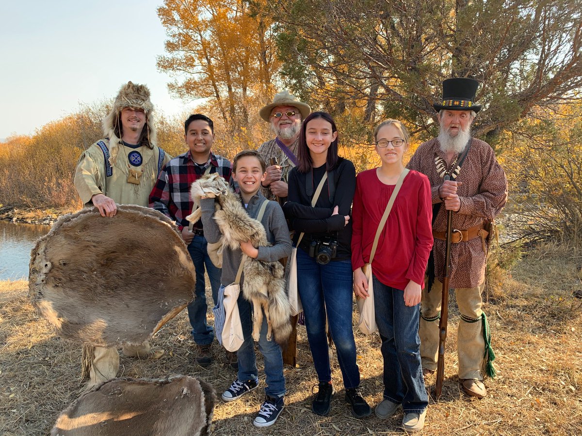 imaginebpi's tweet photo. Perfect weather for mountain man and gold panning scenes for the Western Writers of America Educational video series "Packing the West" #Packingthewest #Wyoming #mountainman #video #History #WesternWriters https://t.co/eV1XkpL4Yx