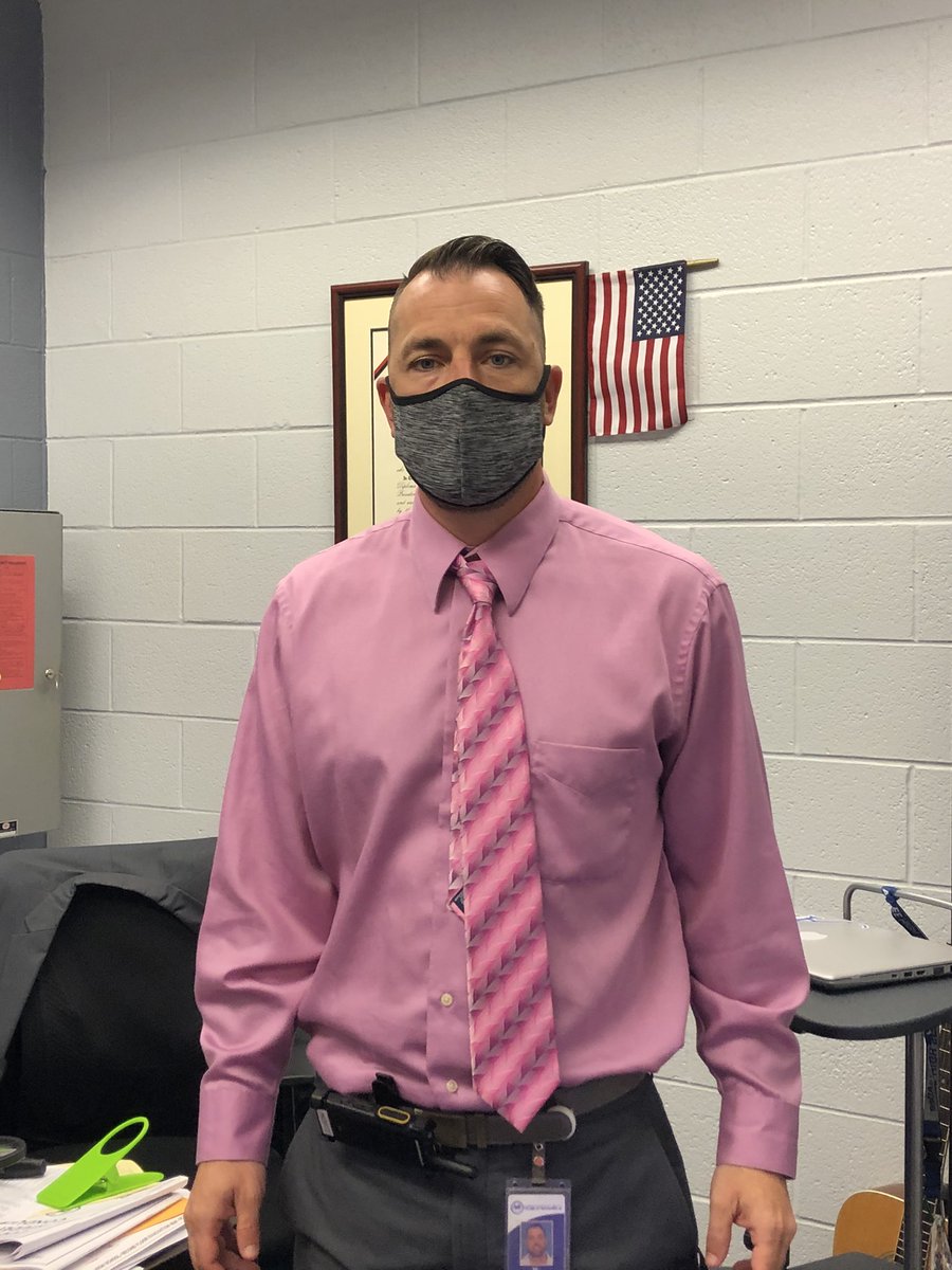 Thanks also to Mr Hortz for stylin’ the pink!!! <a href="/ATLRaiderNation/">Atlee High School</a>